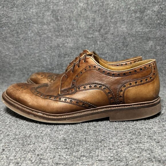 Magnanni Wingtip Brown Leather Dress Shoes Men Size 9 ExtraLight main image 12
